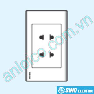 2 ổ cắm 2 chấu Sino - S18U2