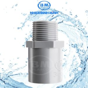 Nối ren ngoài PVC Bình Minh