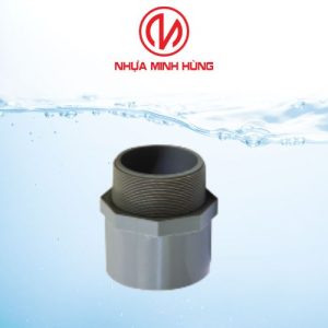 Nối ren ngoài PVC Minh Hùng