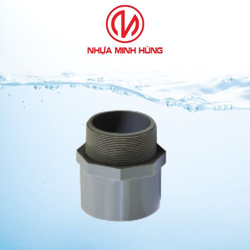 Nối ren ngoài PVC Minh Hùng