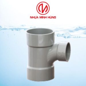 Tê cong giảm PVC Minh Hùng