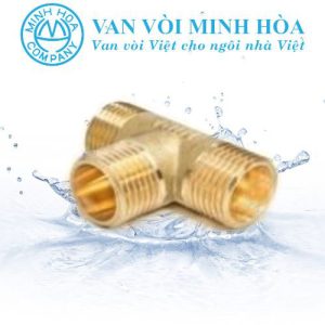 Tê đồng ren ngoài Minh Hòa