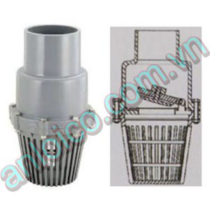 Luppe PVC 1 chiều lá