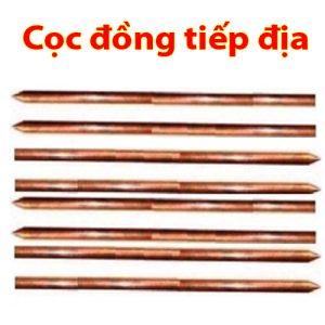 Cọc đồng tiếp địa (Cọc tiếp địa mạ đồng)