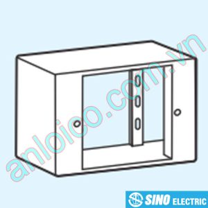 Đế nổi nhựa chữ nhật cao chống cháy Sino-CK1578RH