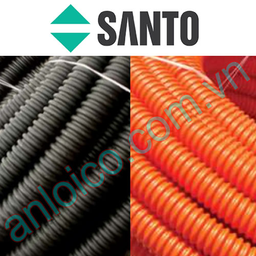 Đại lý ống gân xoắn HDPE cam Santo